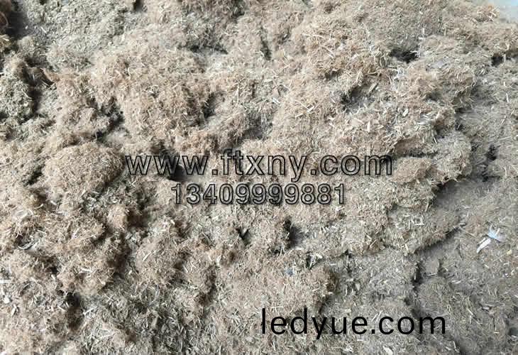 粉(fen)碎(sui)機粉(fen)碎后(hou)的桉(an)樹皮原料(liao)